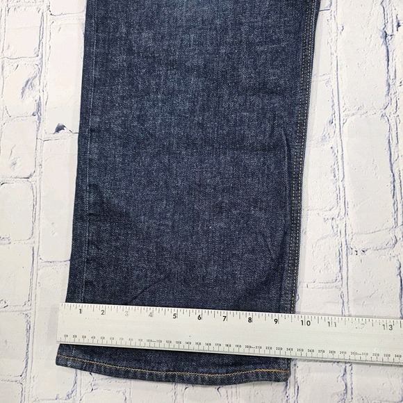Banana Republic Blue Straight Fit Organic Cotton Stretch Jeans MENS SIZE 40X34 - Picture 5 of 13